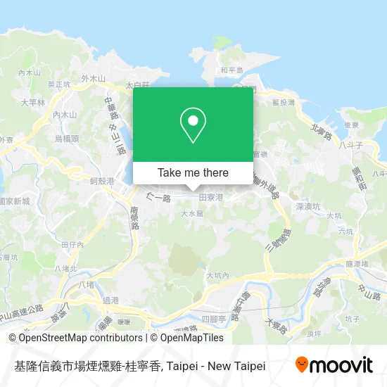 基隆信義市場煙燻雞-桂寧香地圖