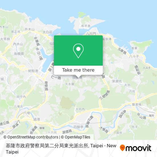 基隆市政府警察局第二分局東光派出所 map