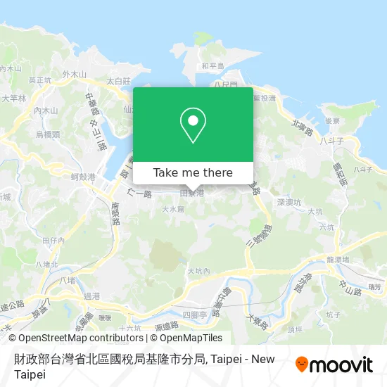 財政部台灣省北區國稅局基隆市分局 map