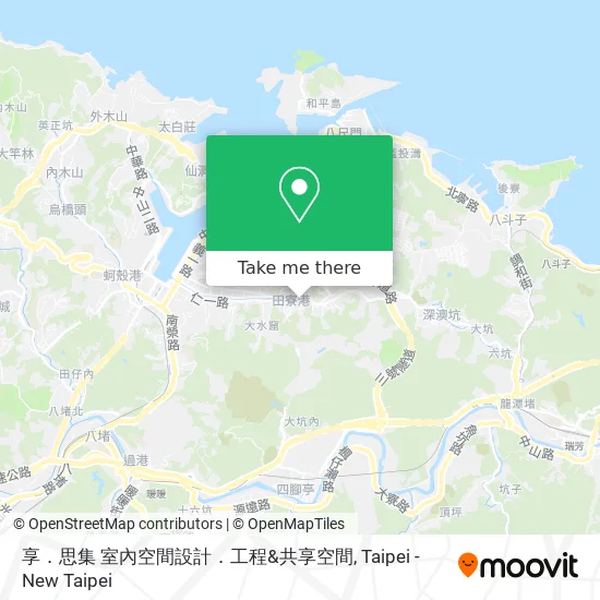 享．思集 室內空間設計．工程&共享空間 map