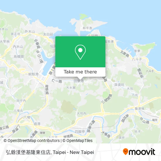 弘爺漢堡基隆東信店 map