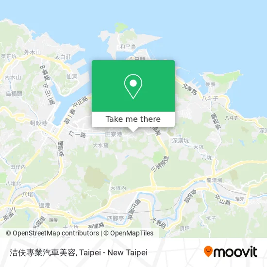 洁伕專業汽車美容 map