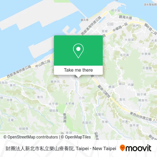 財團法人新北市私立樂山療養院地圖