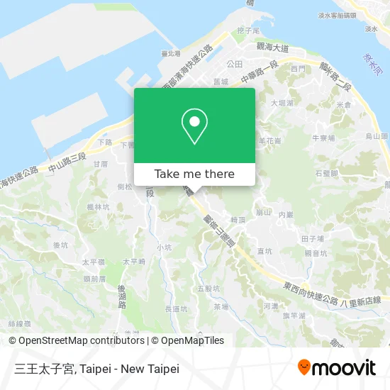 三王太子宮 map