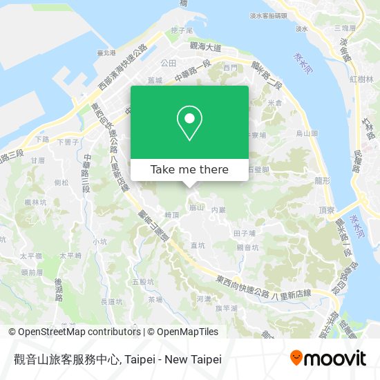 觀音山旅客服務中心 map