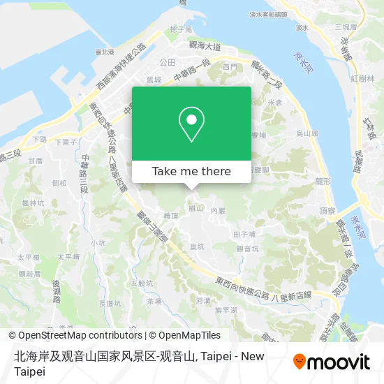 北海岸及观音山国家风景区-观音山 map