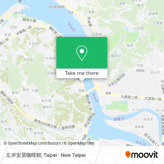 左岸安居咖啡館 map