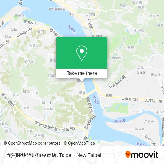 周賀呷炒飯炒麵專賣店地圖