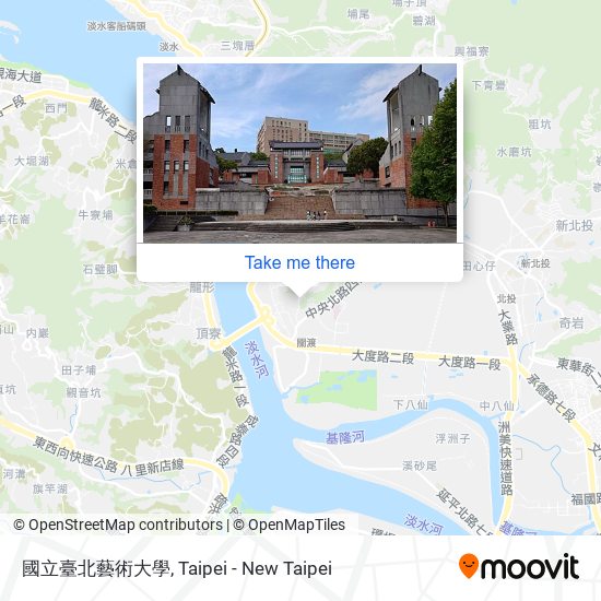 國立臺北藝術大學 map