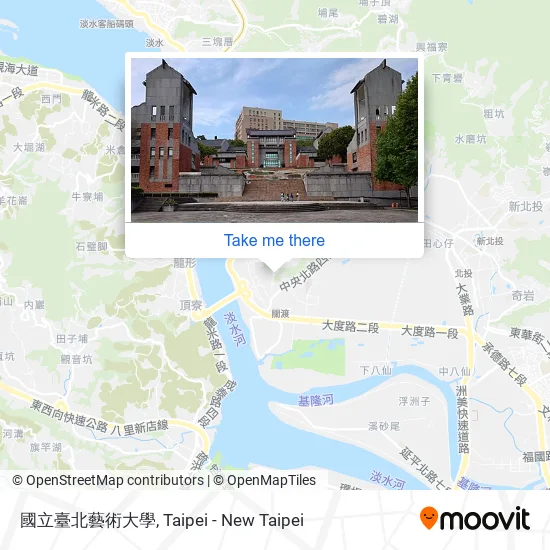 國立臺北藝術大學地圖