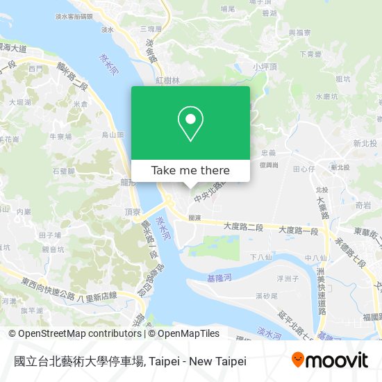國立台北藝術大學停車場 map