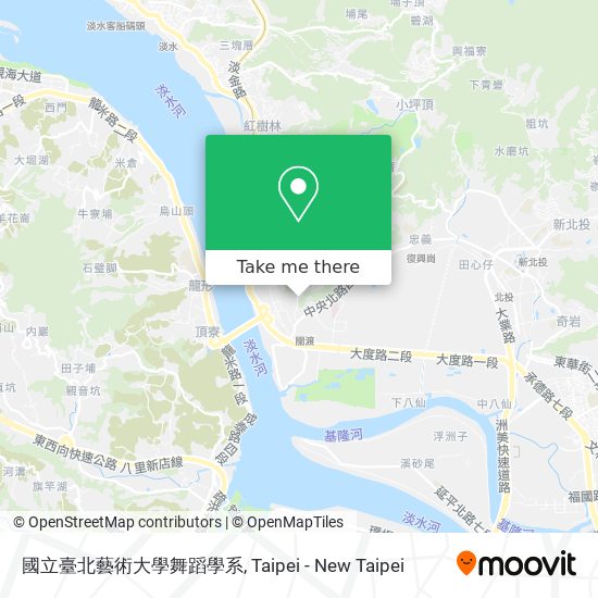 國立臺北藝術大學舞蹈學系 map