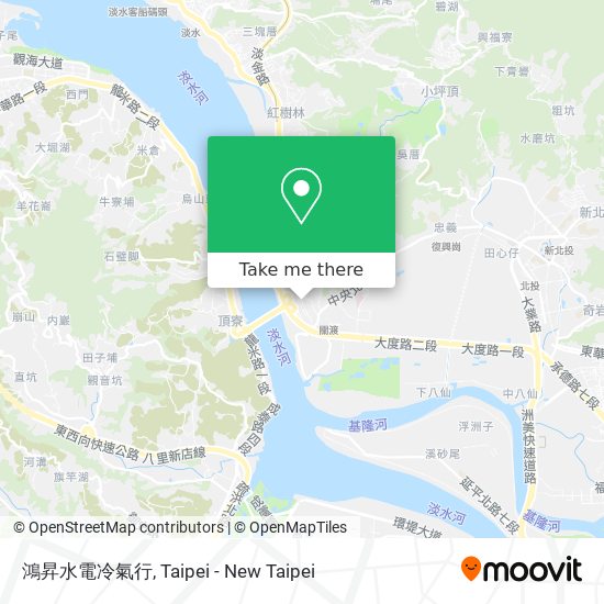 鴻昇水電冷氣行 map