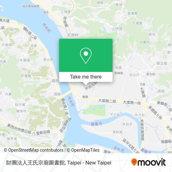 財團法人王氏宗廟圖書館地圖