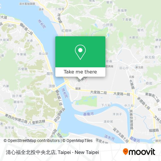 清心福全北投中央北店 map