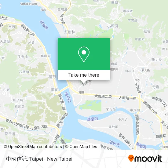 中國信託地圖