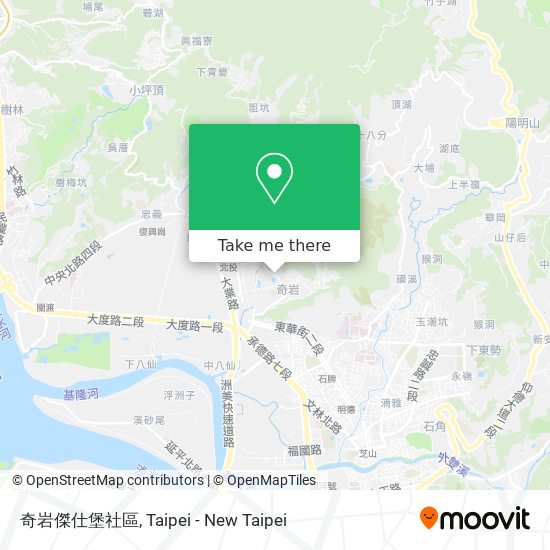 奇岩傑仕堡社區 map