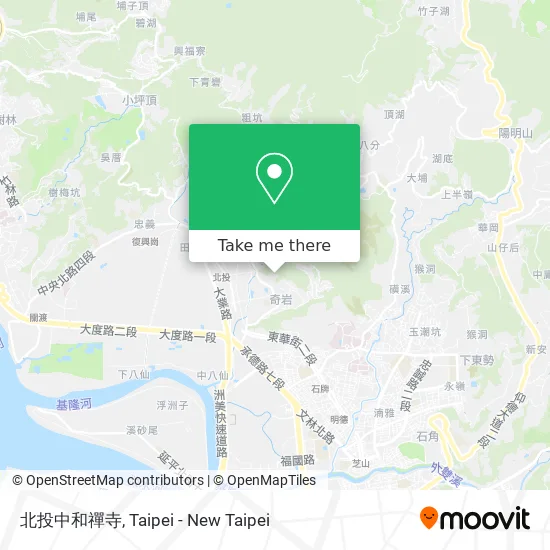 北投中和禪寺 map