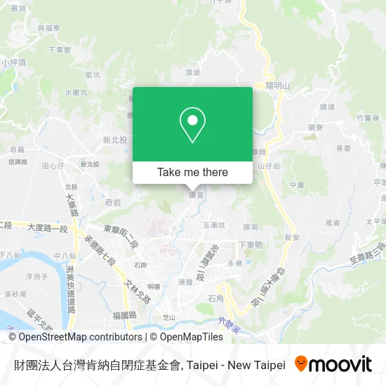 財團法人台灣肯納自閉症基金會地圖