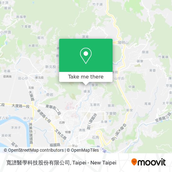 寬譜醫學科技股份有限公司 map