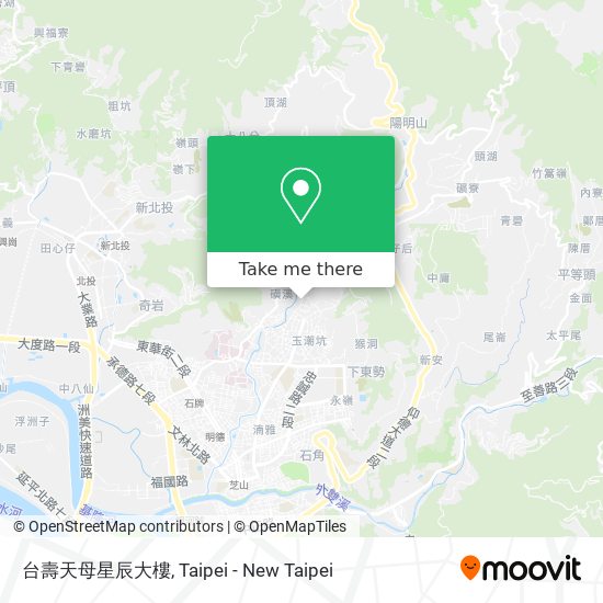 台壽天母星辰大樓 map