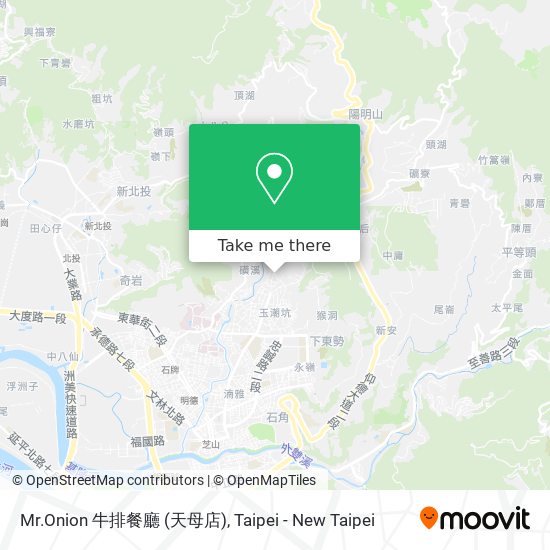 Mr.Onion 牛排餐廳 (天母店) map