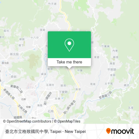 臺北市立格致國民中學 map