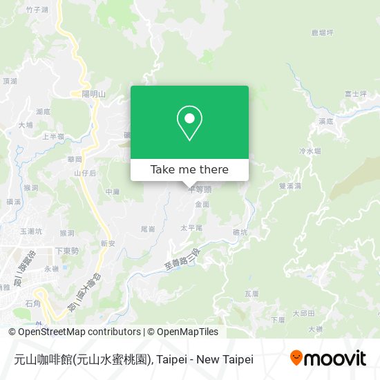 元山咖啡館(元山水蜜桃園) map