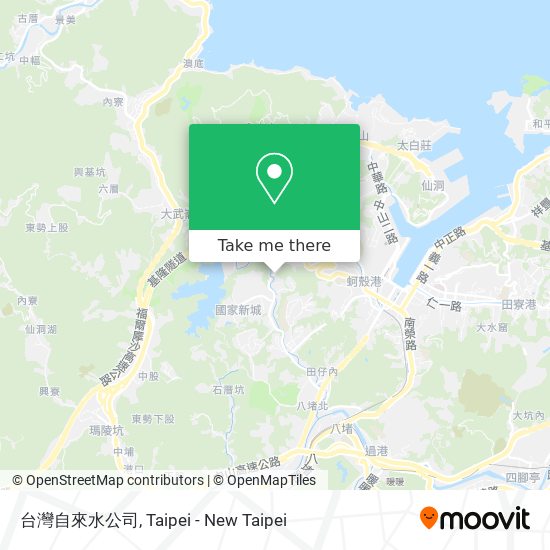 台灣自來水公司 map