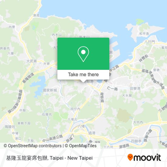基隆玉龍宴席包辦地圖