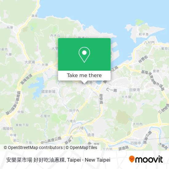 安樂菜市場 好好吃油蔥粿 map