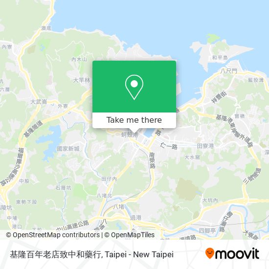 基隆百年老店致中和藥行 map
