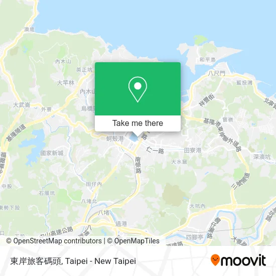 東岸旅客碼頭 map