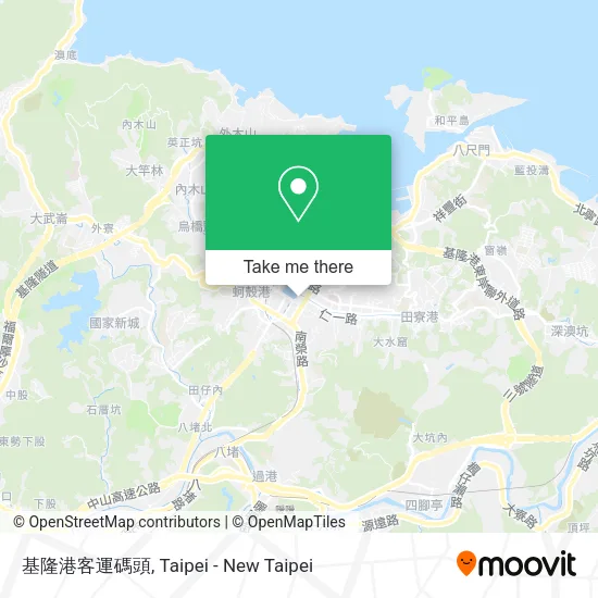 基隆港客運碼頭地圖