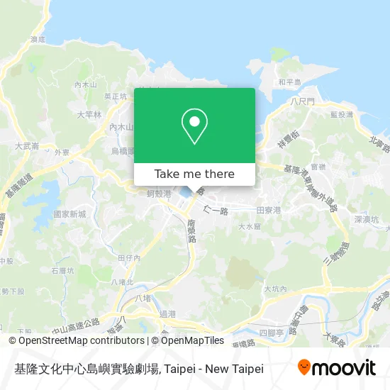 基隆文化中心島嶼實驗劇場 map