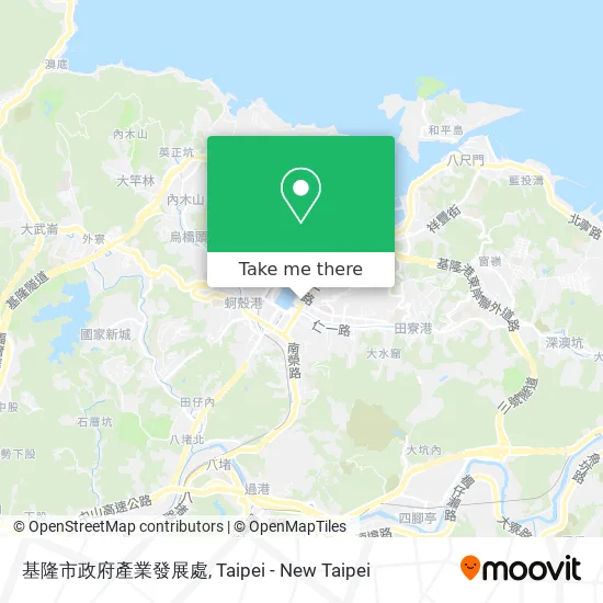 基隆市政府產業發展處 map