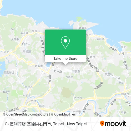 Ok便利商店-基隆崇右門市地圖