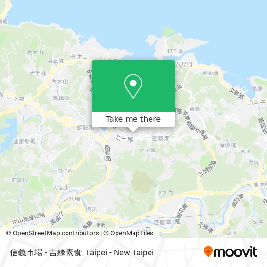 信義市場 - 吉緣素食 map