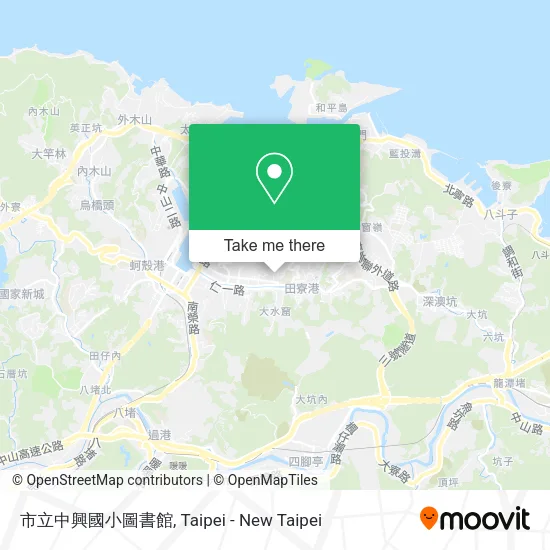 市立中興國小圖書館地圖