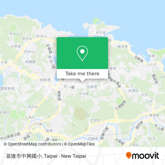 基隆市中興國小地圖