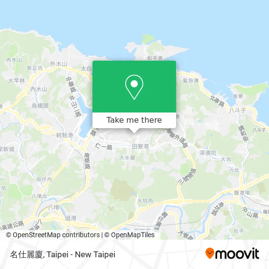名仕麗廈 map