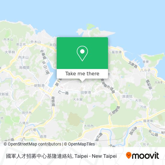 國軍人才招募中心基隆連絡站地圖
