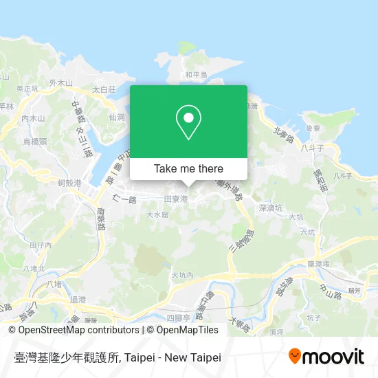 臺灣基隆少年觀護所地圖