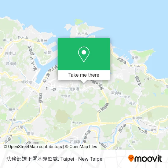 法務部矯正署基隆監獄地圖