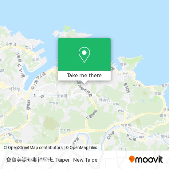 寶寶美語短期補習班 map