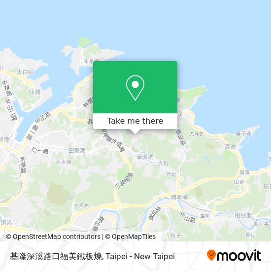 基隆深溪路口福美鐵板燒 map