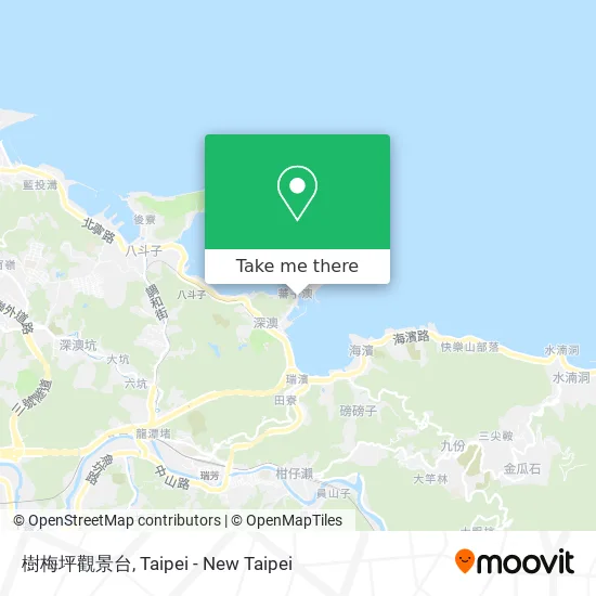 樹梅坪觀景台 map