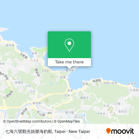 七海六號觀光娛樂海釣船地圖