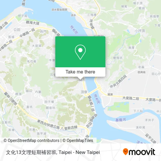 文化13文理短期補習班地圖