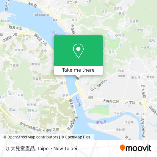 加大兒童產品地圖